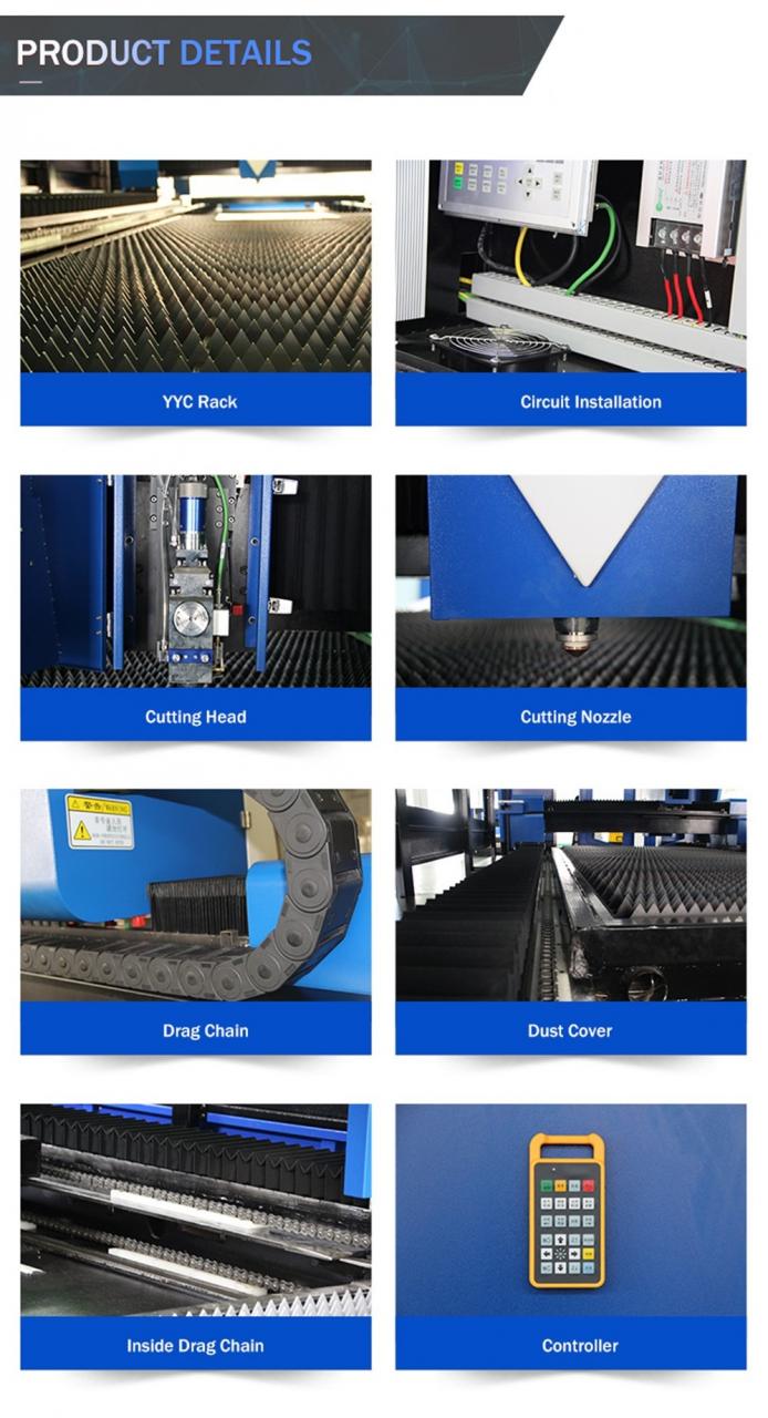 1000w 1500w 2000w 3000w Fiber Laser Cutting Machine For Metal Iron Carbon Cutting เครื่องตัดไฟเบอร์เลเซอร์ 1000w 1500w 2000w 3000w สำหรับการตัดโลหะเหล็กคาร์บอน