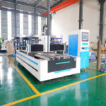 Tallador làser de fibra CNC de 1000w 2000w 3000w 4kw per a xapa d'alumini d'acer