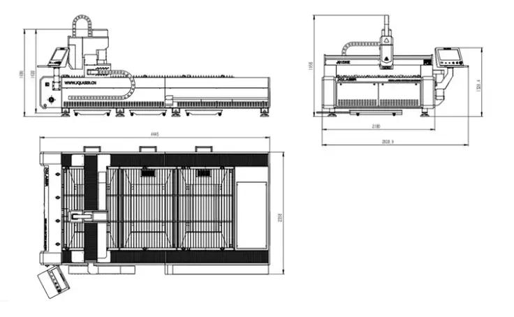 1000W Metal Sheet Cnc Fiber Laser Cutting Machine 1000W金屬板數控光纖激光切割機