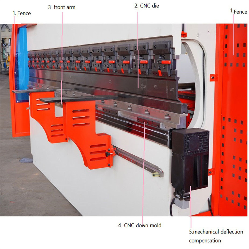CNC हाइड्रोलिक प्रेस ब्रेक मिसिन मोडेल Wc67k-80tx3200