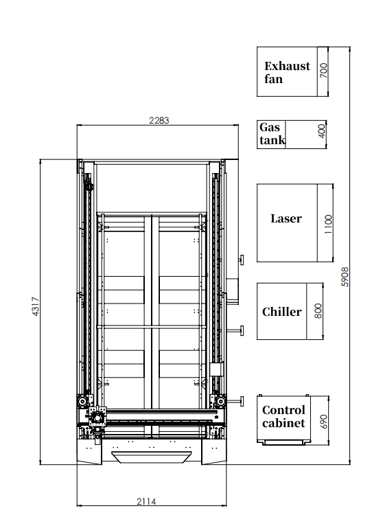 China Industrial Metal Aluminum 1kw 2kw Sheet Metal Fiber Laser Cutting Machine China Industrial Metal Aluminum 1kw 2kw Sheet Metal Fiber Laser Cutting Machine