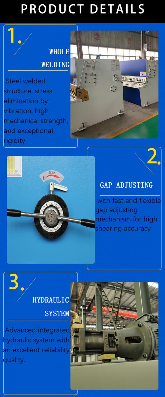 Hydraulic Guillotine Shear Machine Qc12y 8*6000mm Guillotine Industrial Sheet Metal Aluminium Stainless Steel Cutting Shearing M آلة القص المقصلة الهيدروليكية Qc12y 8 * 6000mm المقصلة الصناعية الصفائح المعدنية الألومنيوم الفولاذ المقاوم للصدأ القص القص M