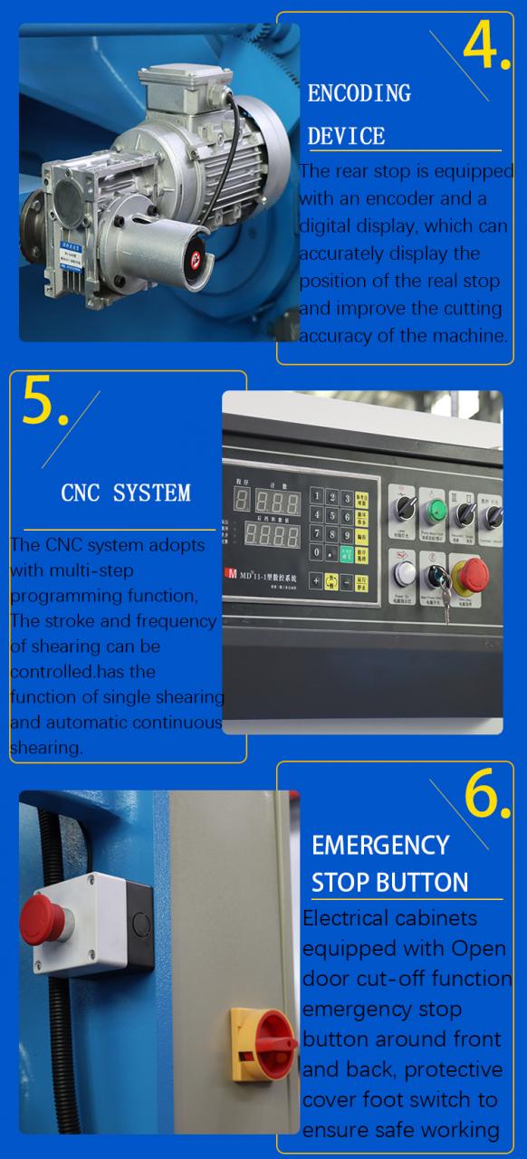 Hydraulic Guillotine Shear Machine Qc12y 8*6000mm Guillotine Industrial Sheet Metal Aluminium Stainless Steel Cutting Shearing M آلة القص المقصلة الهيدروليكية Qc12y 8 * 6000mm المقصلة الصناعية الصفائح المعدنية الألومنيوم الفولاذ المقاوم للصدأ القص القص M