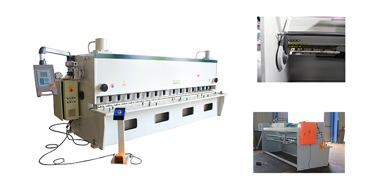 Hydraulic Swing Beam Shearing Machines Electric Guillotine Machine Qc12y-12x3200 液壓擺式剪板機電動斷頭台機 Qc12y-12x3200
