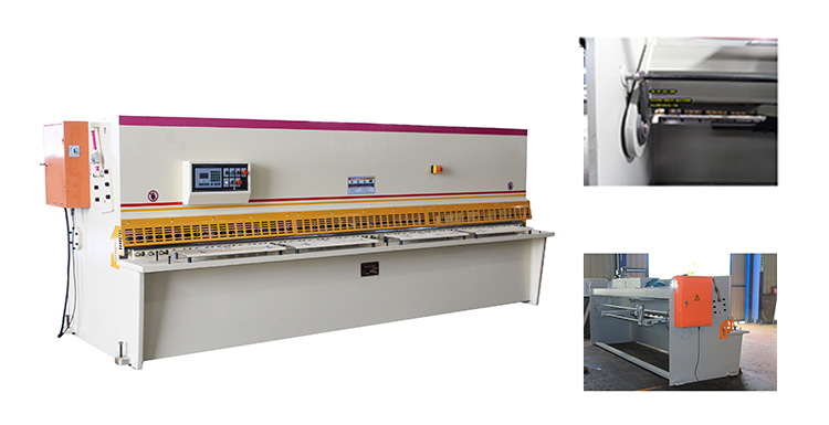 Hydraulic Swing Beam Shearing Machines Electric Guillotine Machine Qc12y-12x3200 液壓擺式剪板機電動斷頭台機 Qc12y-12x3200