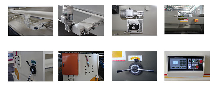 Hydraulic Swing Beam Shearing Machines Electric Guillotine Machine Qc12y-12x3200 液壓擺式剪板機電動斷頭台機 Qc12y-12x3200