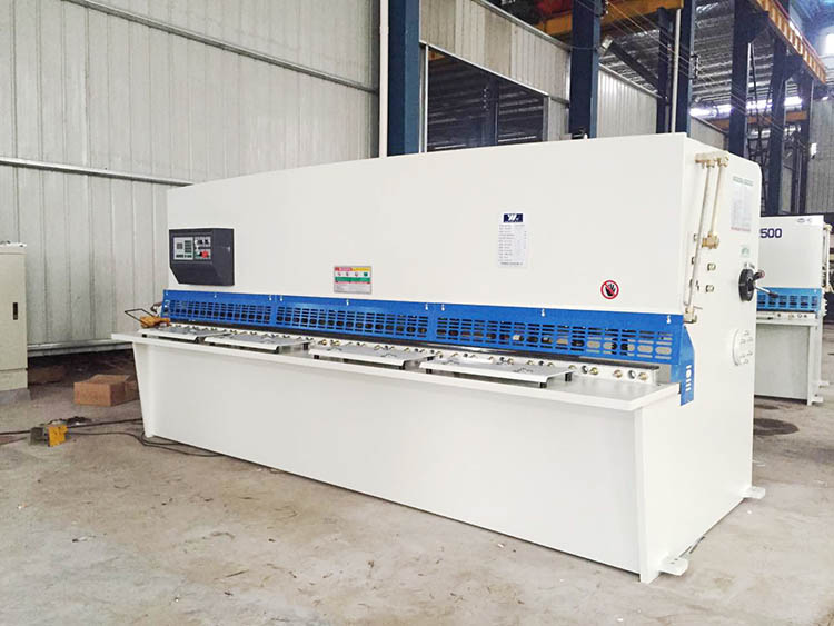 Hydraulic Swing Beam Shearing Machines Electric Guillotine Machine Qc12y-12x3200 液壓擺式剪板機電動斷頭台機 Qc12y-12x3200