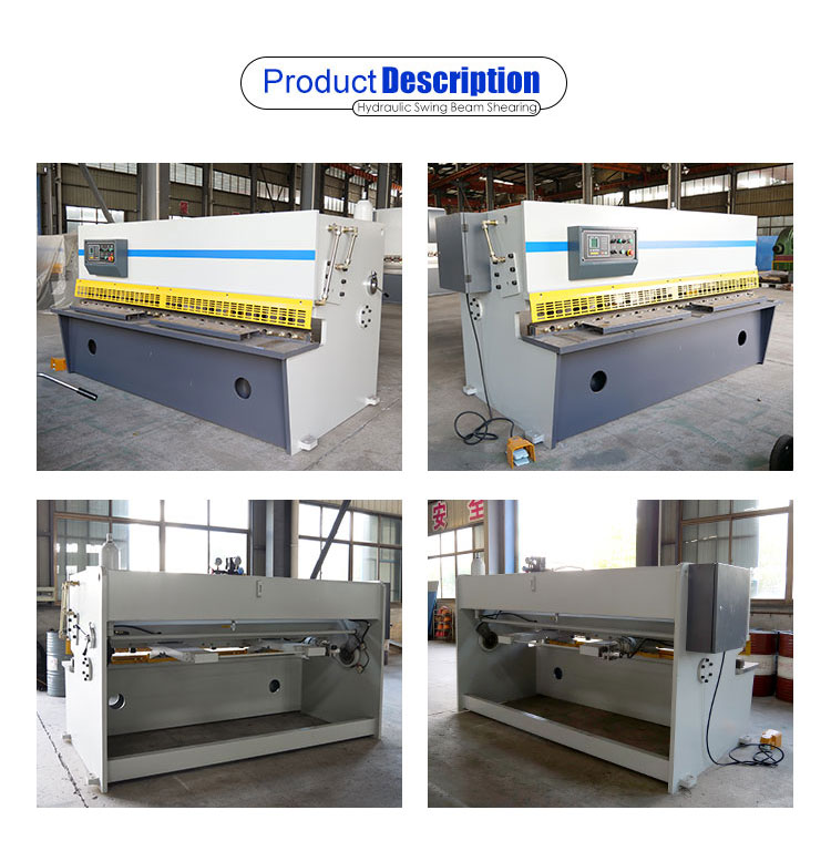 Qc12y-6x5000 Cnc Hydraulic Shearing Machine For Sheet Metal Cutting With Ce Qc12y-6x5000CnでCeを使用した板金切断用油圧せん断機