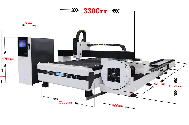 Rotary Cnc Metal Pipe Tube Sheet Laser Cutter 2000w Fiber Laser Cutting Machine ロータリーCNC金属パイプチューブシートレーザーカッター2000wファイバーレーザー切断機