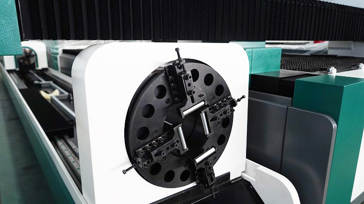Sheet Metal And Pipe Round Cnc Plate And Tube Fiber Laser Cutting Machine Листовой металл и труба Круглый станок для лазерной резки плиты и трубки с ЧПУ