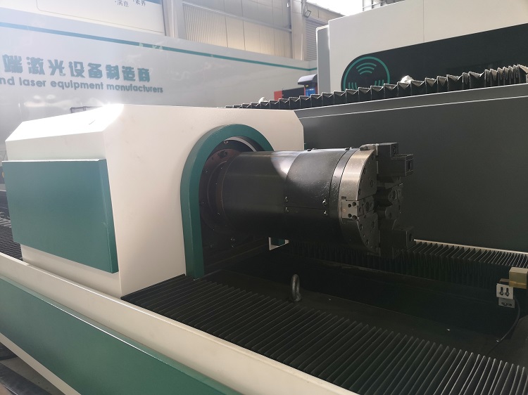 Sheet Metal And Pipe Round Cnc Plate And Tube Fiber Laser Cutting Machine Листовой металл и труба Круглый станок для лазерной резки плиты и трубки с ЧПУ